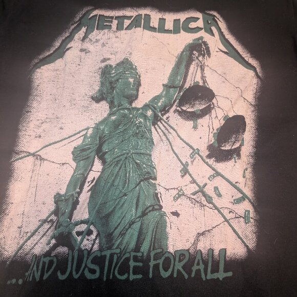 Metallica - And Justice For All Mens T Shirt Size M - Picture 2 of 3